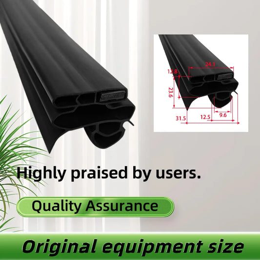 Refrigerator Door Seal — 5m — Rubber Magnetic — Custom Size