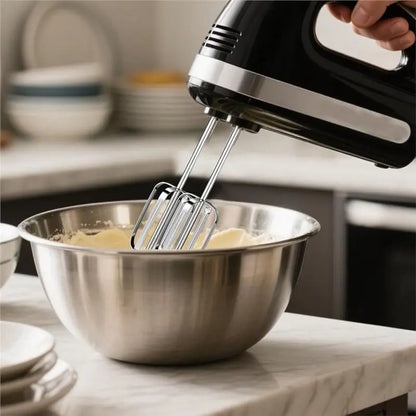 A97T For BLACK& DECKER Compatible 4Pcs Hand Mixer Beaters Stainless Steel Electric Hand Mixer Whisk Replacement Attach