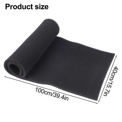 1mx40cm Air Conditioner Filter Replacement Activated Carbon Filter Sponge Sheet For Air Purifiers Range Hood Filters Vent Filter