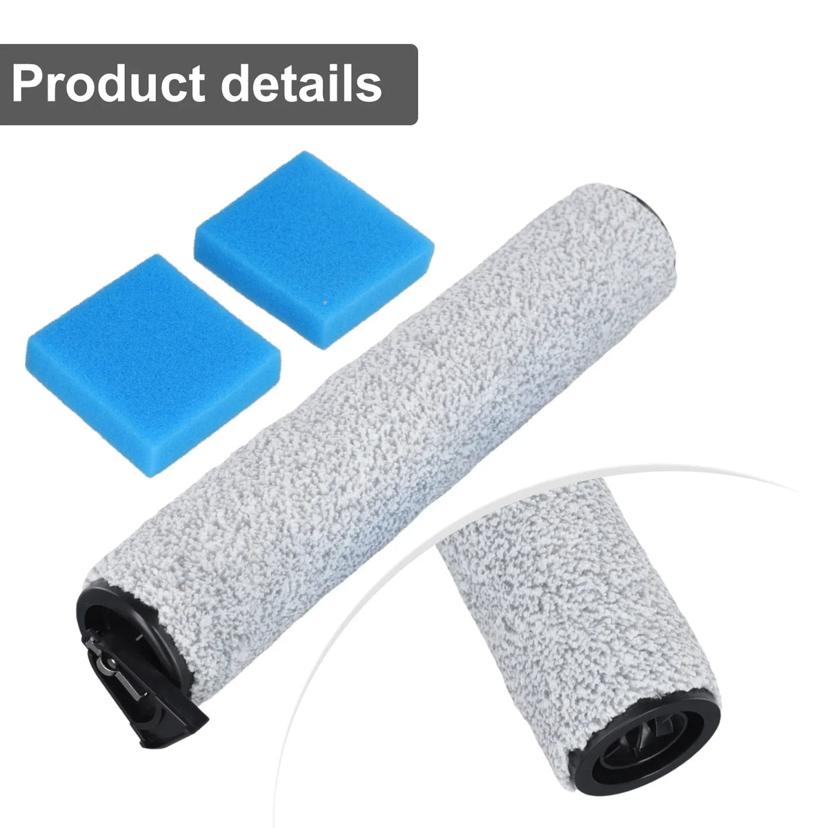 For Eureka NEW400 Vacuum Cleaner Accessory Set Soft Wool Bristles Sponge Roller Brush Accessory Set