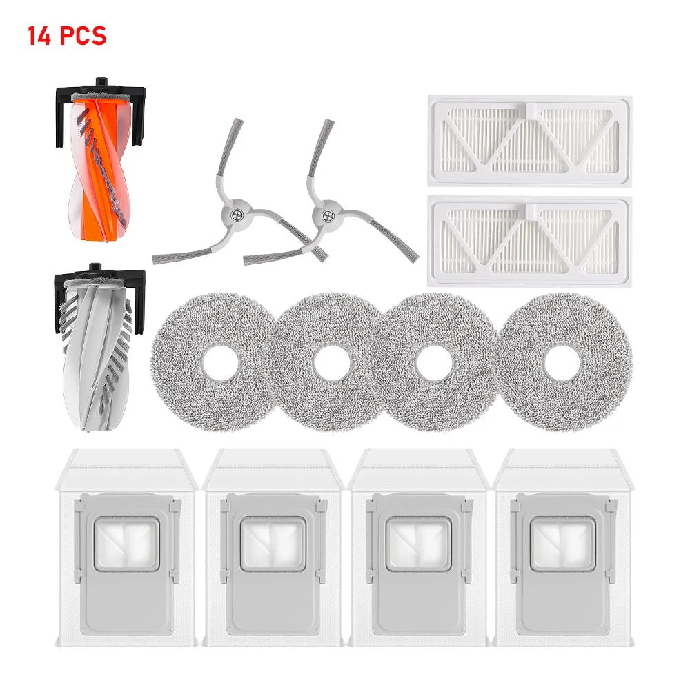 Vacuum Cleaner Part For DJI ROMO P ROMO S ROMO A Filter Mop Pad Dust Bag Roller Side Brush Cleaning Accessories Spare Part