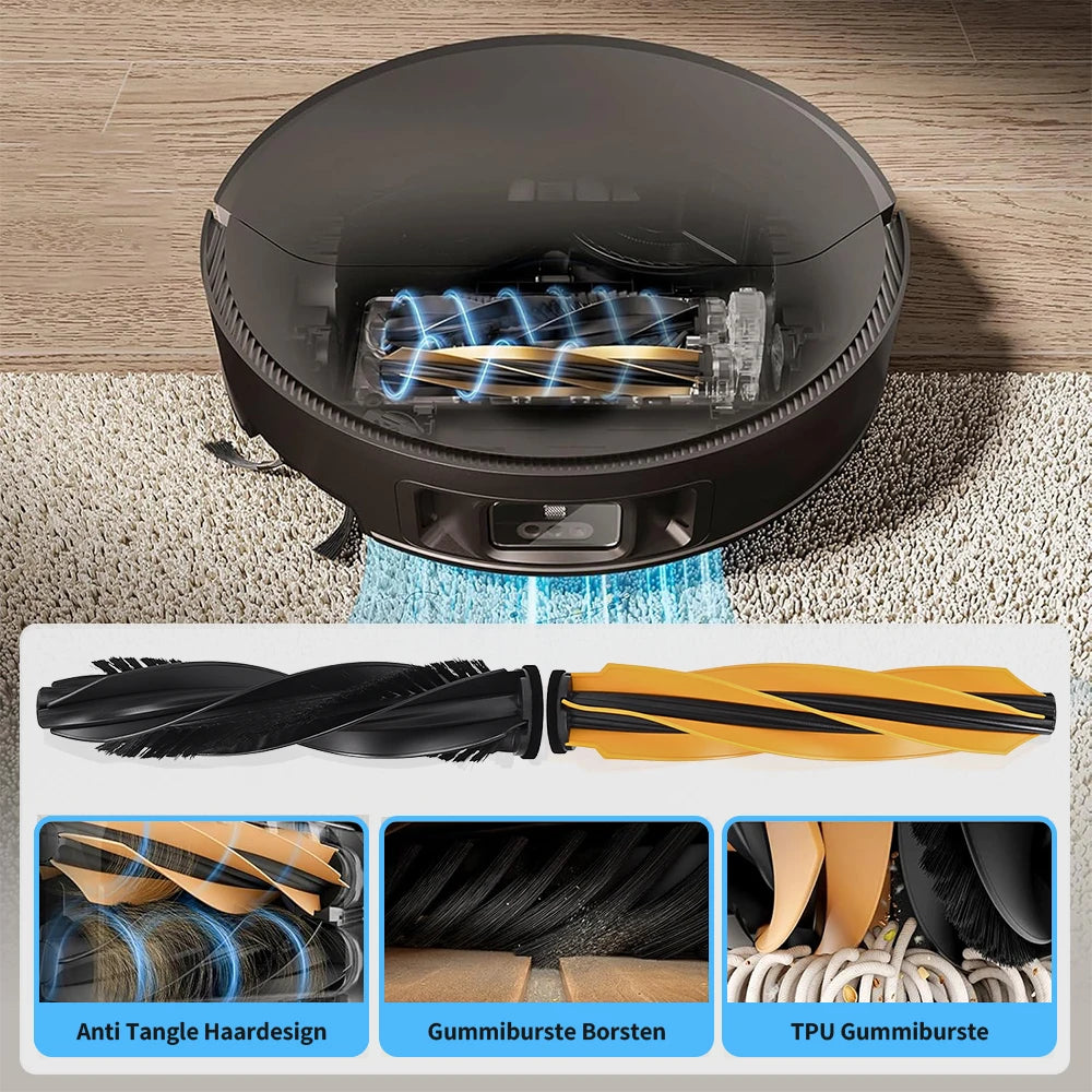 Main Brush For Dreame L50 Pro Ultra/X50/X50 Ultra/X50 Master/X50 Pro/S40 Enhanced/X40 Enhanced Vacuum Roller Brush Accessories