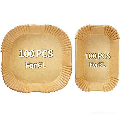 Air Fryer Baking Paper for Philips Dual Basket 3000/5000 Series 6L/3L, Paper Airfryer Accessories for NA350/00 NA550/00