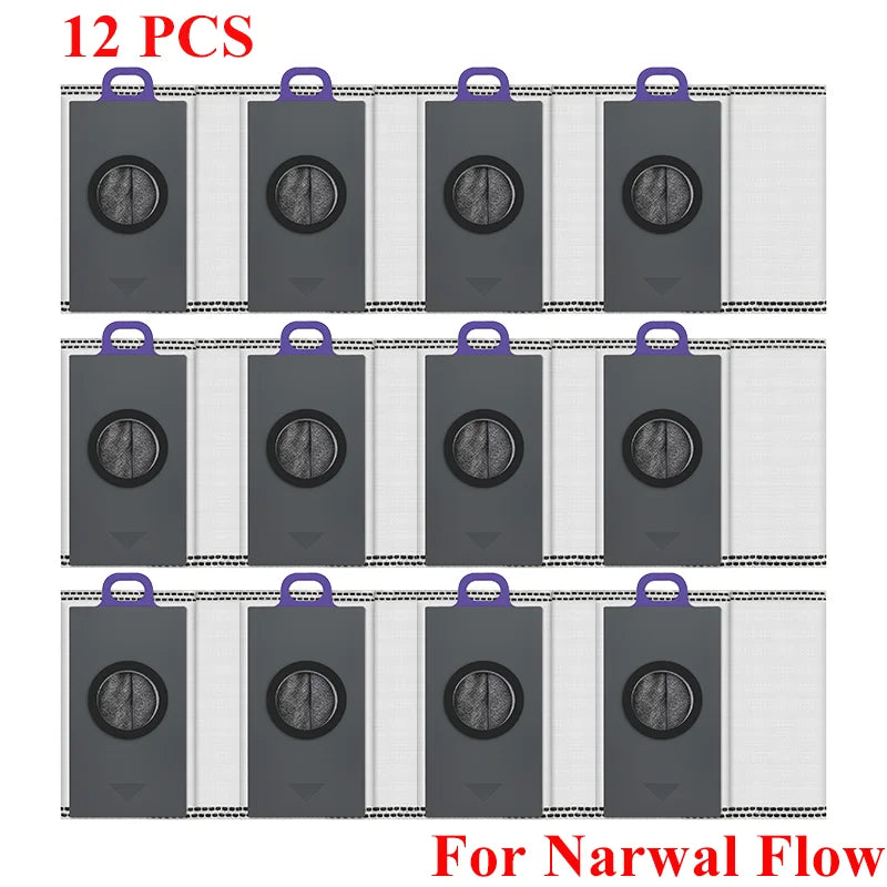 Replacement For Narwal Flow Vacuum Accessories Main Roller Side Brush Hepa Filter Mop Cloth Pads Dust Bag Spare Part