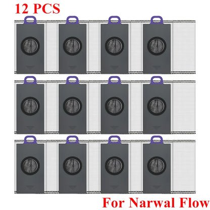 Replacement For Narwal Flow Vacuum Accessories Main Roller Side Brush Hepa Filter Mop Cloth Pads Dust Bag Spare Part