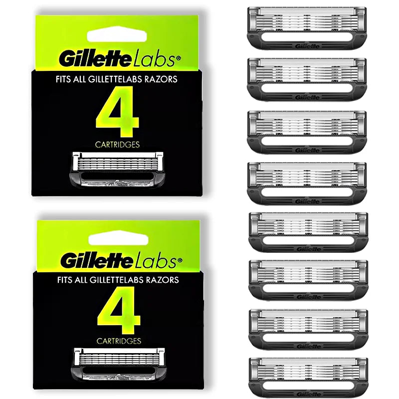 Replacement Razor Cartridges Compatible with Gillette Labs Heated Razors