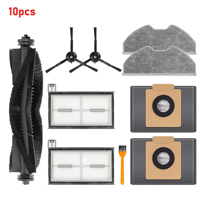 Replacement For Eufy X8 Pro SES Robot Vacuum Cleaner Accessories Roller Brush Mop Pads Main Side Brush Dust Bags Spare Parts