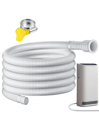 AC Drain Hose 16mm/25mm Inner Diameter Flexible Pipe Connector Clamp Dehumidifier Washing Machine Water Drainage