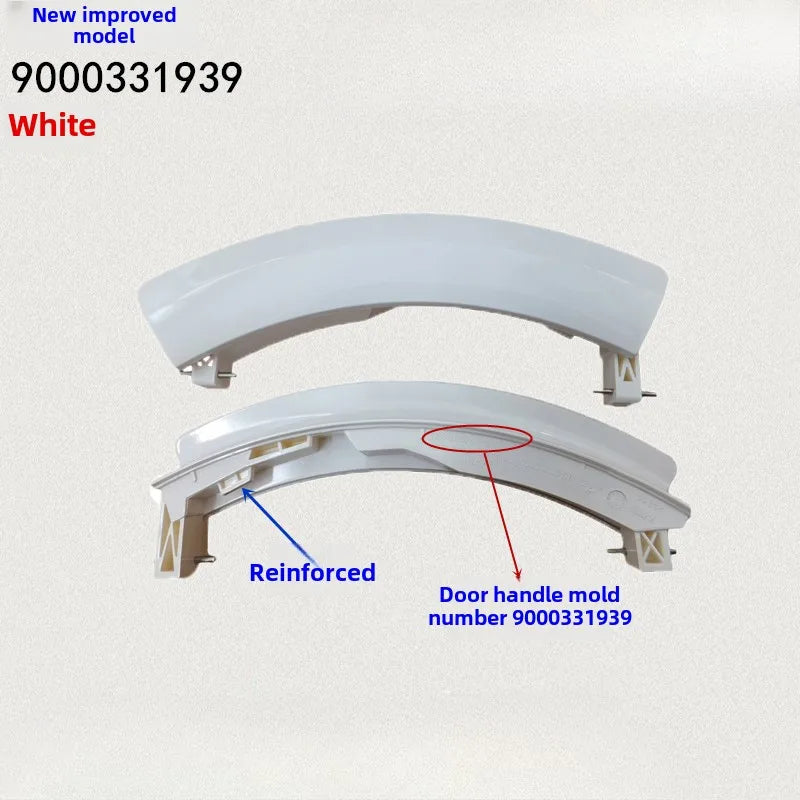 1Pc Washing Machine Door Handle 9000331939 9000389973 9000534076, Replacement Spare Parts For Siemens Compatible with Bosch Cylinder Washer
