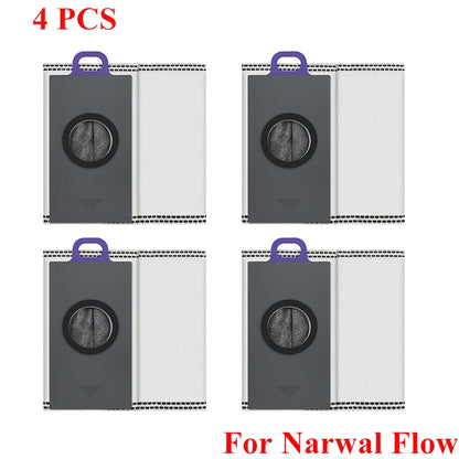 Replacement For Narwal Flow Vacuum Accessories Main Roller Side Brush Hepa Filter Mop Cloth Pads Dust Bag Spare Part