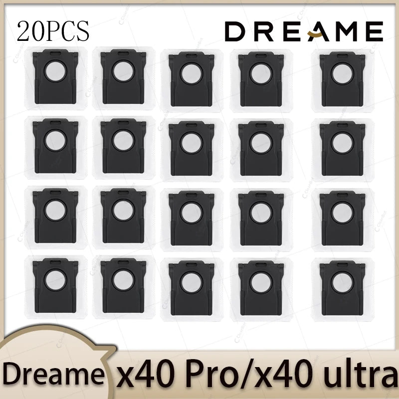 Dreame X40 Pro X40 Ultra Robot Vacuum Cleaner Accessories Main Brush Side Brush HEPA Filter Mop Cloths Dust Bag Par