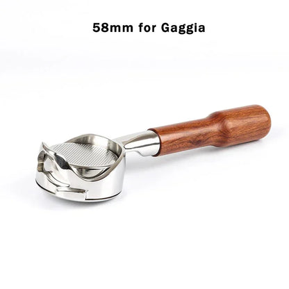 58MM 2ears Stainless Steel Coffee Handle Filter for Gaggia/Baby/Classic Coffee Machine Bottomless Hollow Portafilter Tool