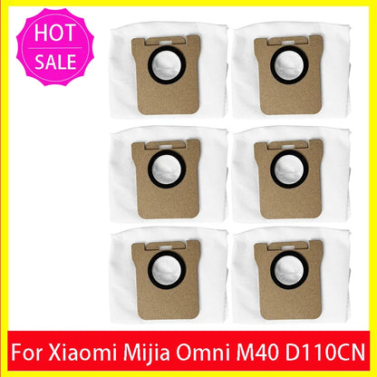 For ( Compatible with Xiaomi Mijia M40 ) D110CN Vacuum Parts Main Tricut Roller Side Brush Hepa Filter Mop Cloth Dust Bag Accessories