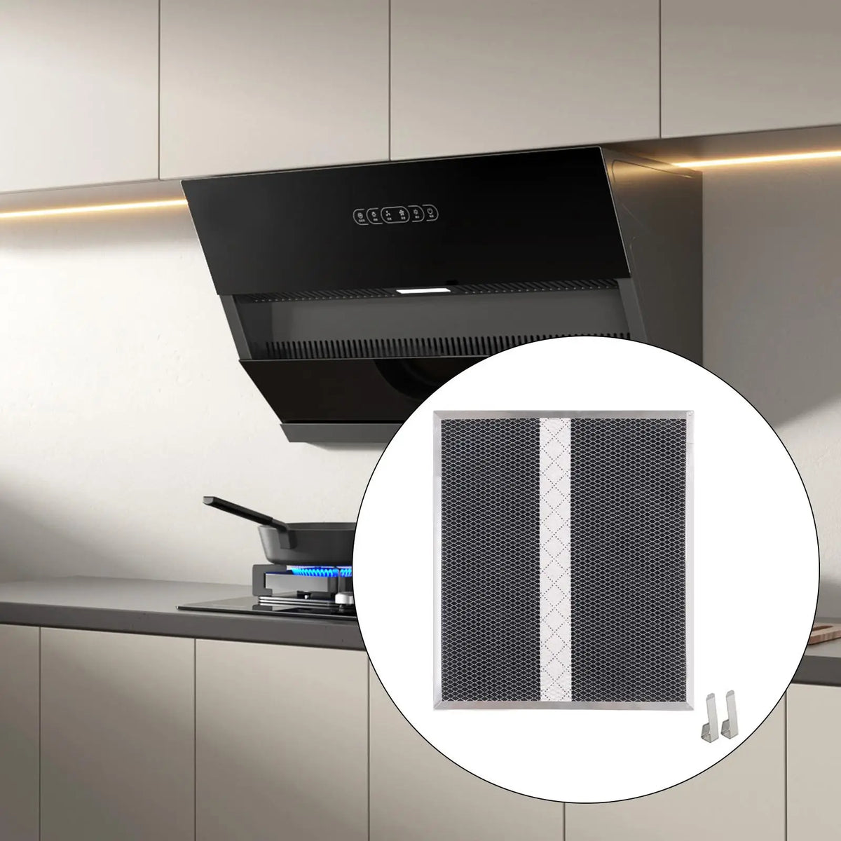 Range Hood Filter Replacement Aluminum Mesh Grease Catcher for Kitchen Exhaust S97020466