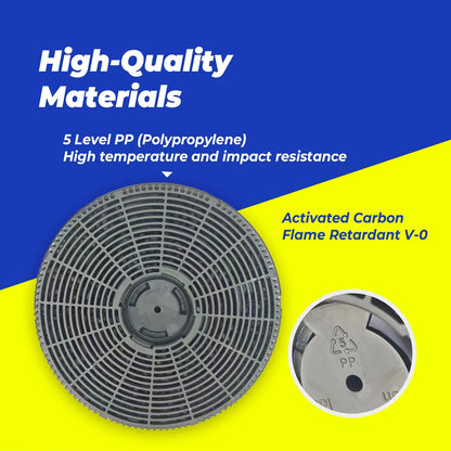 1PCS, Charcoal Filter Range Hood Activated Carbon Filter E60TEW2J82-11 Carbon Mesh Black Compatible with Midea Others