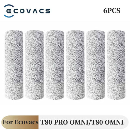 For ECOVACS T80 PRO OMNI / T80 OMNI Vacuums Cleaner Main Roller Mop Cloth Side Brush Dust Bag HEPA Filter Replacement Accessorie