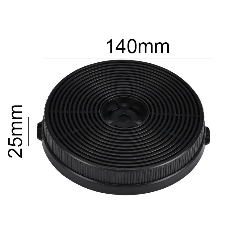 2 PCS 140*25mm Filters Activated Carbon Filters For Kitchen Range Hood Accessories Filter Range Hood Parts Home Appliances