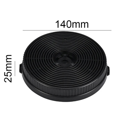 2 PCS 140*25mm Filters Activated Carbon Filters For Kitchen Range Hood Accessories Filter Range Hood Parts Home Appliances