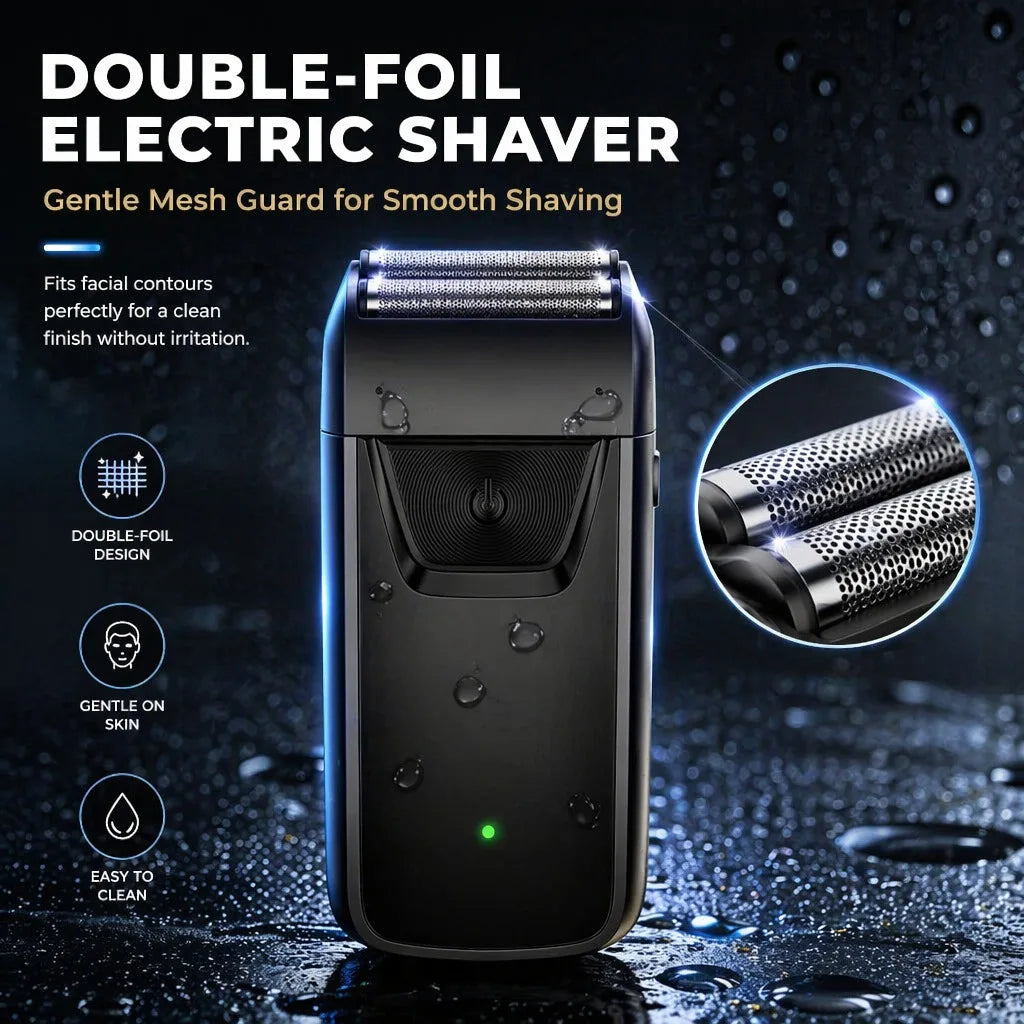 Professional 4-in-1 Hair Clipper & Trimmer Set for Men – Cordless Grooming Kit with LCD Display, USB Rechargeable, Includes Beard Trimmer,Electric Shaver, Nose Hair Trimmer & Multiple Guide Combs – Perfect for Home & Barber Use