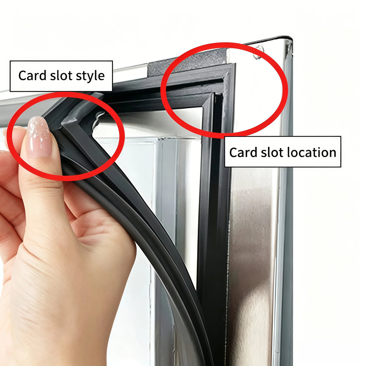 Refrigerator Door Seal — 2M — PVC Magnetic — Custom Size