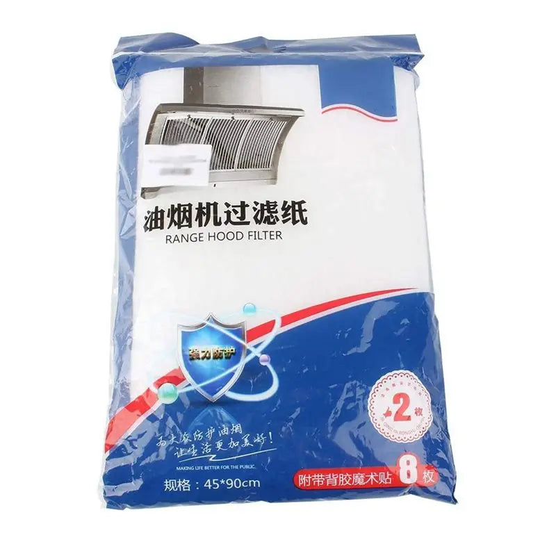 ABGE-40PCS Range Hood Grease Filter Oil-Proof Filter Oil-Proof Sticker Oil-Absorbing Paper Range Hood Kitchen Appliance