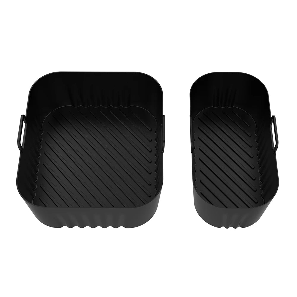 Air Fryer Mold for Philips 3000 Series Dual Basket Reusable Silicone Air Fryer Liner for Philips NA350 6/3L Airfryer Accessories