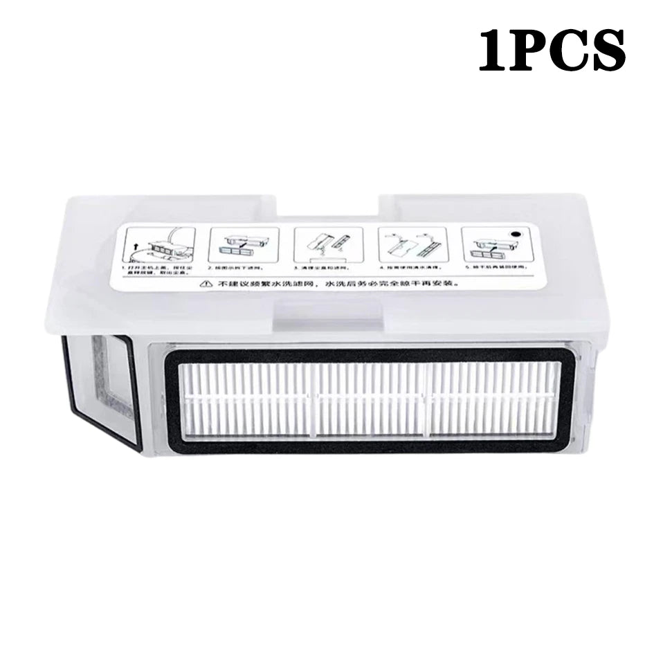 Compatible with Xiaomi Robot Vacuum H50/H50 Pro Robot Vacuum Cleaner Accessories Mop Dust Bag Main Brush Side Brush Hepa Filter Replacement