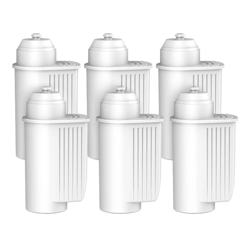 6 Pcs Water Filter Compatible with Siemens EQ Series Fully Automatic Coffee Machine EQ6 EQ9 EQ700 Replacement for Brita Intenza Water Filter