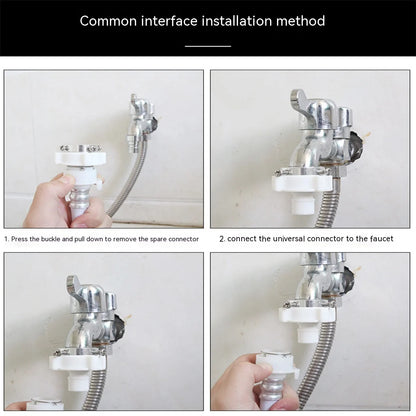 Explosion-proof Washing Machine Inlet Pipe Compatible with Most Faucet Installation