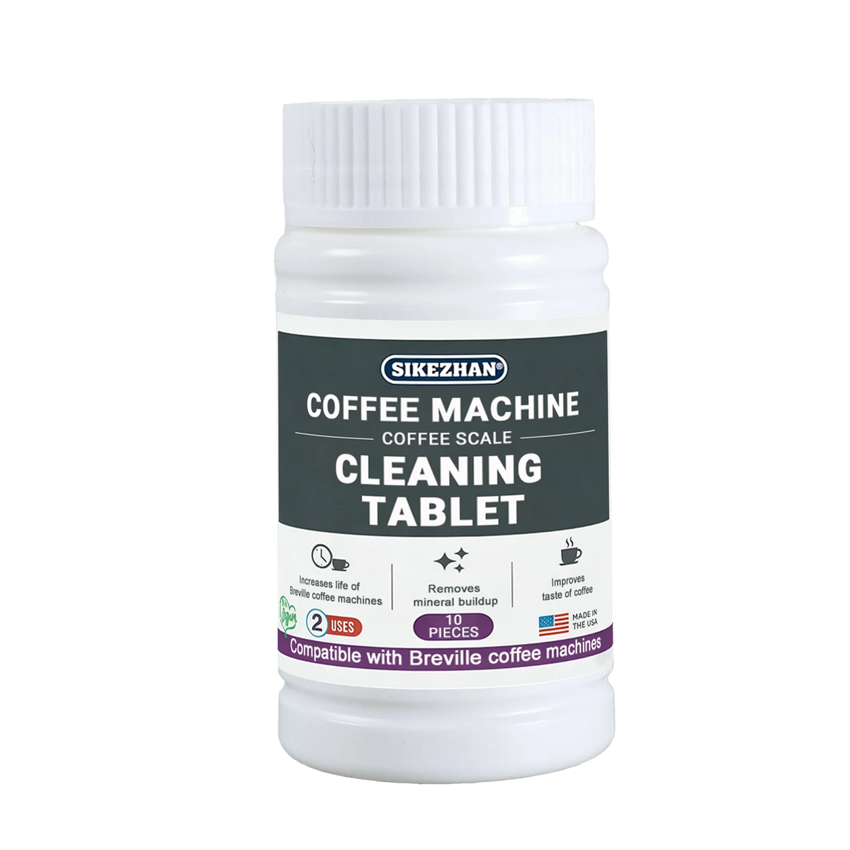 Cleaning Tablets Compatible with Breville Espresso Machines — 10 / 50 Pack