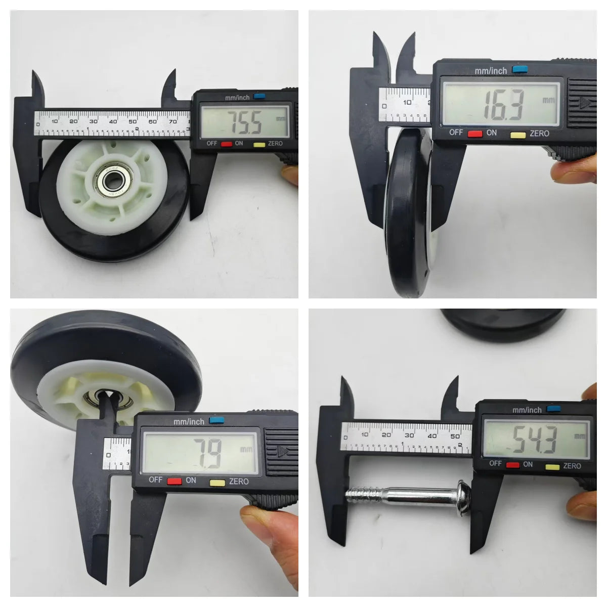 00613598 Dryer Drum Roller Wheel Compatible with Bosch Siemens Laundry Dryer Parts Drum Wheel Kit AP4359762 00600427 600427 613598