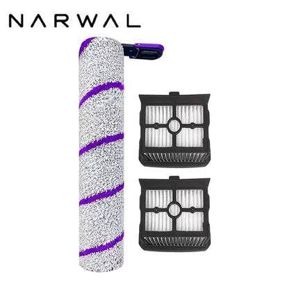 Narwal S20 Pro / Rowenta X-Clean 10 Parts Wet Dry Vacuum Cleaner Consumable Roller Brush Filter Accessories