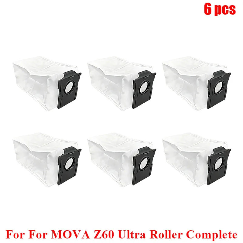 Accessories For MOVA Z60 Ultra Roller Complete/ Z60 Ultra Roller SA/ Trouver Z60 Ultra Parts Main Side Brush Mop Dust Bag Filter