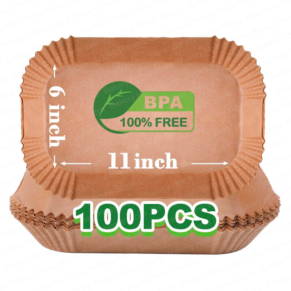 Large Air Fryer Disposable Liners For Ninja FG551 6-in-1 Grill Parchment Paper For Ninja Smart XL AirFryer Baking Accessories