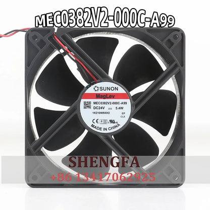 SUNON MEC0382V2-000C-A99 24V 5.4W 12038 120X120X38MM 12CM Frequency Converter Fan