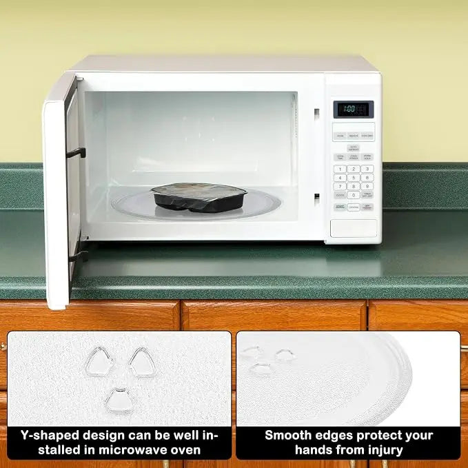 Diameter 24.5cm Microwave Oven Glass Plate For Galanz Midea Haier Etc. Microwave Oven