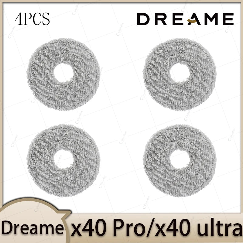 Dreame X40 Pro X40 Ultra Robot Vacuum Cleaner Accessories Main Brush Side Brush HEPA Filter Mop Cloths Dust Bag Par