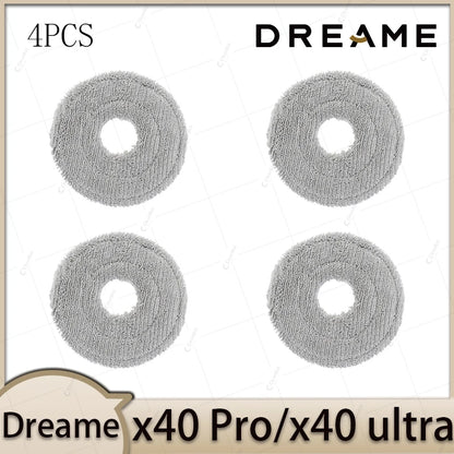 Dreame X40 Pro X40 Ultra Robot Vacuum Cleaner Accessories Main Brush Side Brush HEPA Filter Mop Cloths Dust Bag Par