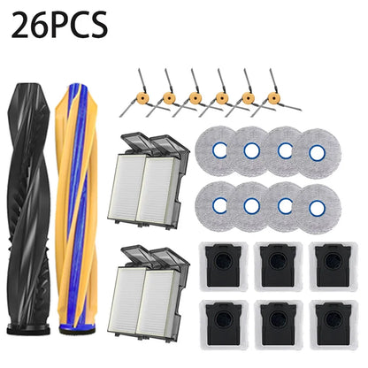 Dreame X60 Ultra Robot Vacuum Spare Parts Consumables Main Side Brush Hepa Filter Mop Cloth Dust Bag Accessories