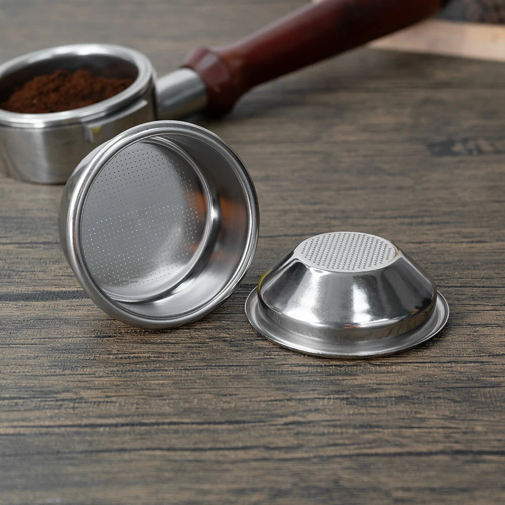 54mm Filter Basket Stainless Steel Portafilter Basket Espresso Handle Basket For Most 54mm Handle Coffee Filter Bowl Replacement