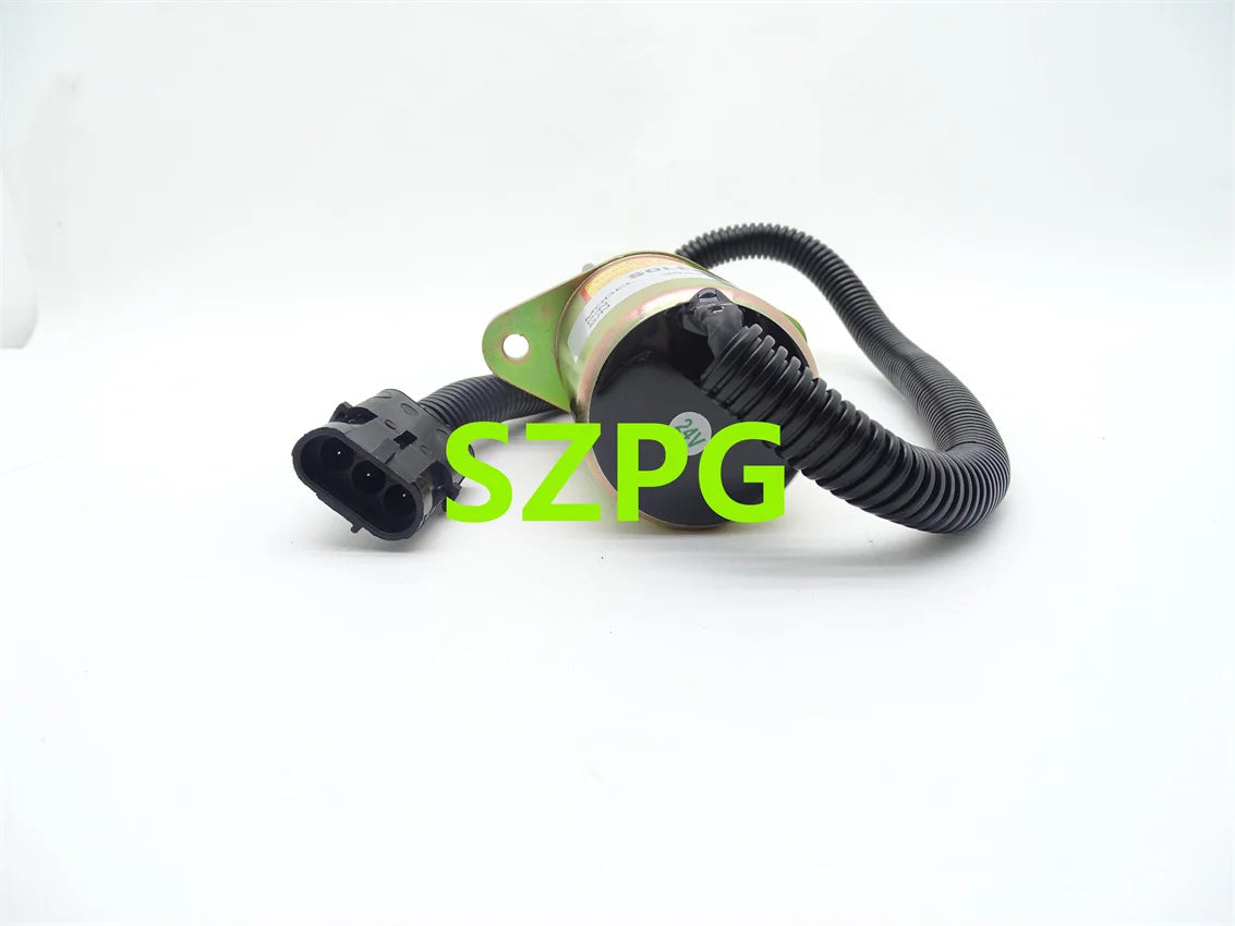 For 24V Fuel Shut Off Solenoid 3932320 Compatible with Cummins Engine 6BT 4BT 5.9L