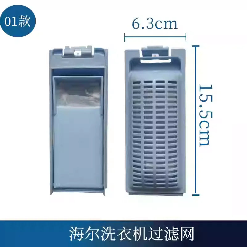 Accessories Compatible with Haier Washing Machine Filter,Automatic Lint Remover Mesh Bag,Filter Box,and Thread/Lint Filter