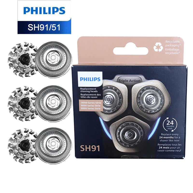 SH91/51 Replacement Shaver Heads Compatible with Philips Series S9000 / S8000