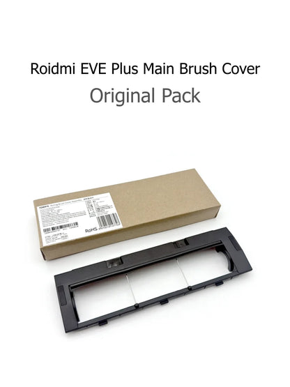 ROIDMI EVE Plus Main Roller Brush Cover Robot Vacuum Cleaner Spare Parts Accessories Black Color