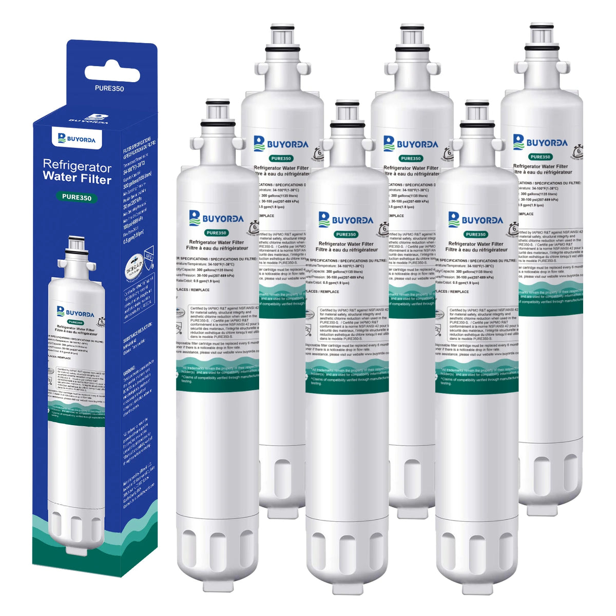 Refrigerator Water Filter Compatible with GE RPWF CYE23TSDSS GFE26GSHSS GFE29HSDSS GNE29GSHSS PYE23PSDSS - Replacement Filter