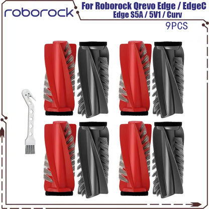 Compatible with Roborock Qrevo Edge / EdgeC / Edge S5A / 5V1 / Curv Vacuum Parts Main Roller Side Brush Hepa Filter Mop Cloth Dust Bag