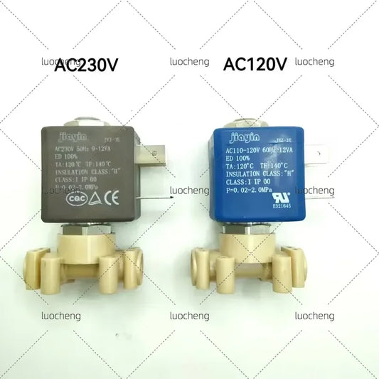 For Jiayin JYZ-3E 120V 220V Two-Way Solenoid Valve Coffee Machine Control Valve Steam Valve
