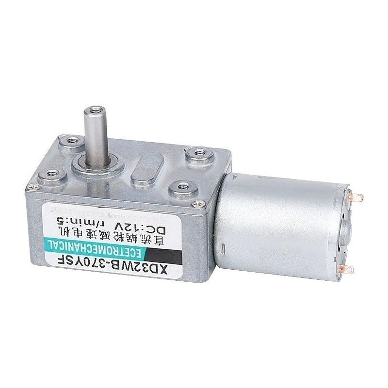 DC Turbine Worm Gear Reduction Motor Speed Regulation Micro Low Slow Forward and Reverse 12V 24V