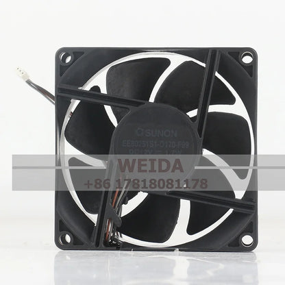 SUNON 8CM EE80251S1-D170-F99 DC12V 1.7W 80x80x25MM projector cooling fan