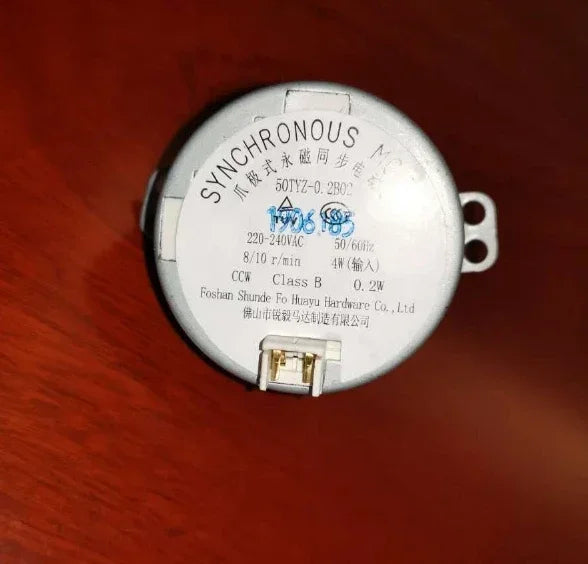 1PCS for Heater Claw Pole Permanent Magnet Synchronous Motor 50TYZ-0.2B02 220V-240VAC 8/10 r/min